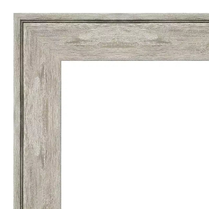 Miroir pleine longueur en polystyrène métallisé, 48 x 135 cm, encadré craquelé, à suspendre sur la porte
