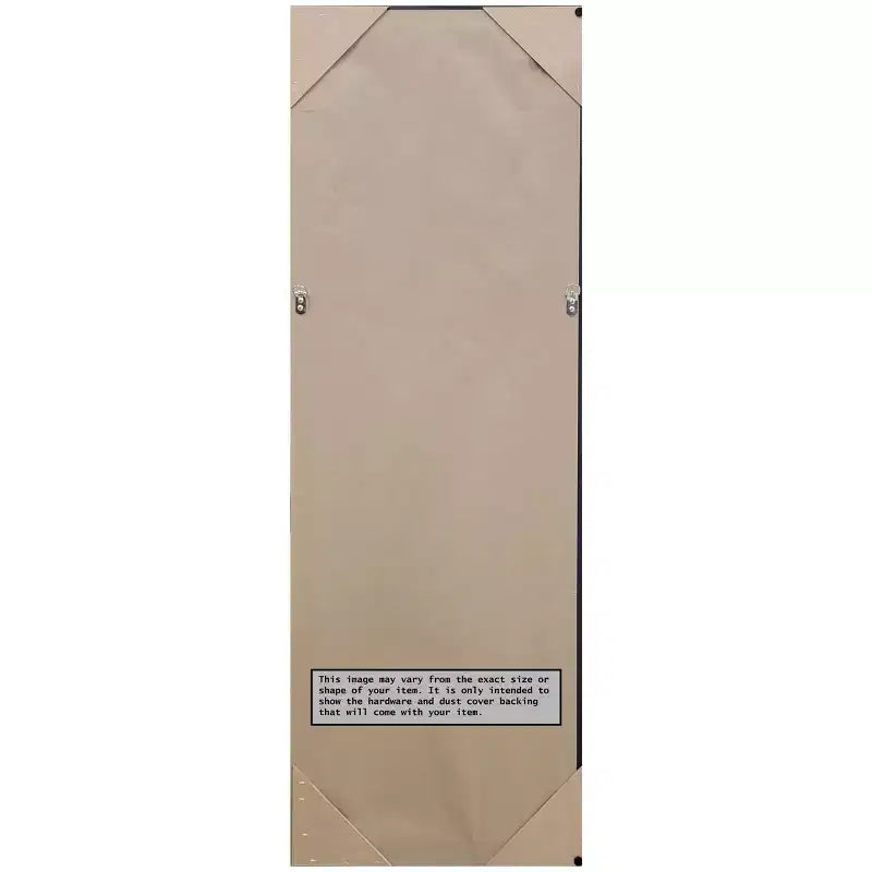 Miroir pleine longueur en polystyrène métallisé, 48 x 135 cm, encadré craquelé, à suspendre sur la porte