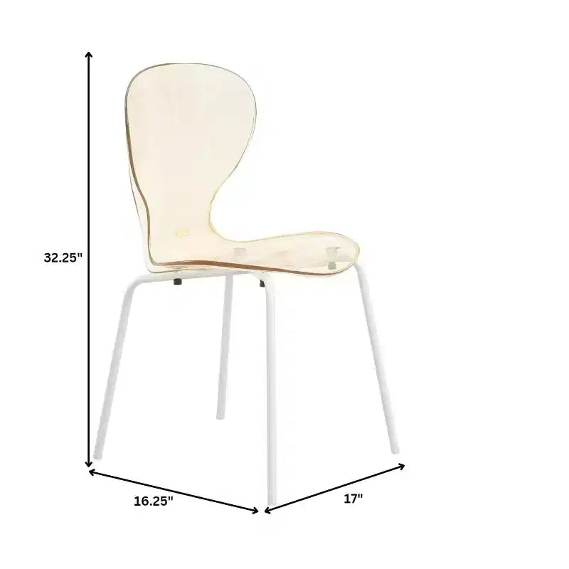 Ensemble de salle à manger 5 pièces Table à manger ronde, 4 chaises de salle à manger en plastique pieds blancs