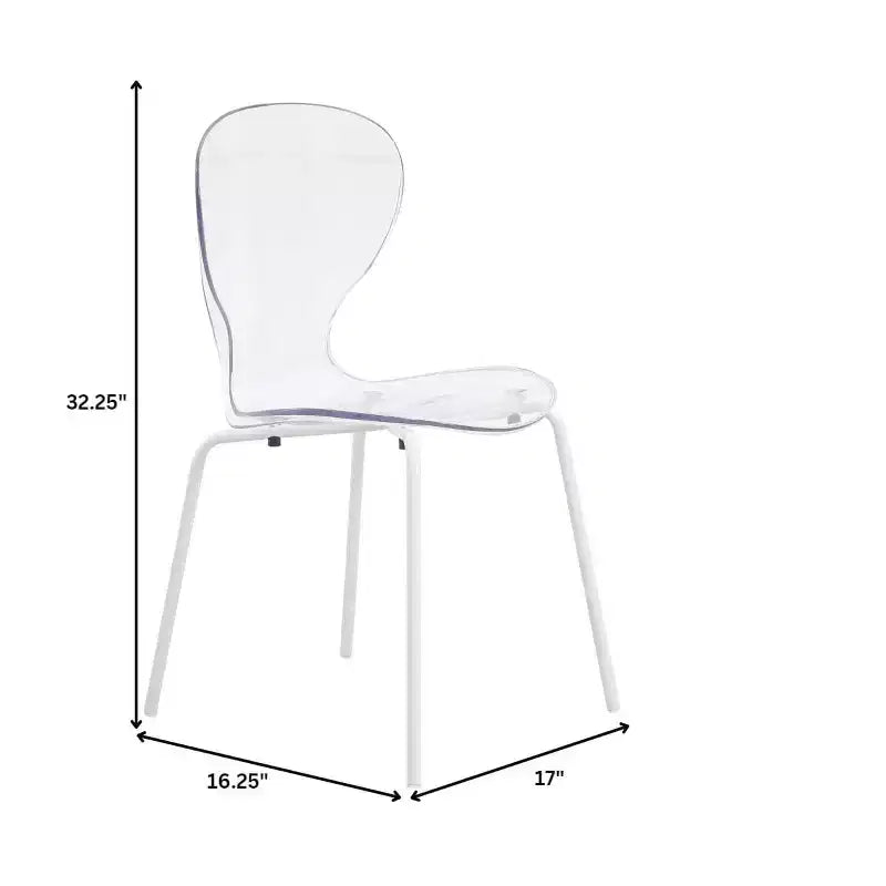 Ensemble de salle à manger 5 pièces Table à manger ronde, 4 chaises de salle à manger en plastique pieds blancs