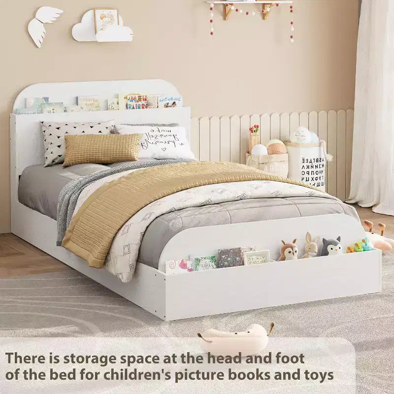 Lit de repos double avec lit gigogne, cadre de canapé-lit rembourré avec tiroirs de rangement, lit de canapé moderne pour salon ou chambre à coucher