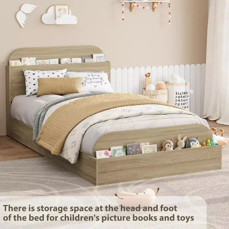 Lit de repos double avec lit gigogne, cadre de canapé-lit rembourré avec tiroirs de rangement, lit de canapé moderne pour salon ou chambre à coucher