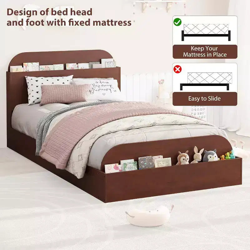 Lit de repos double avec lit gigogne, cadre de canapé-lit rembourré avec tiroirs de rangement, lit de canapé moderne pour salon ou chambre à coucher