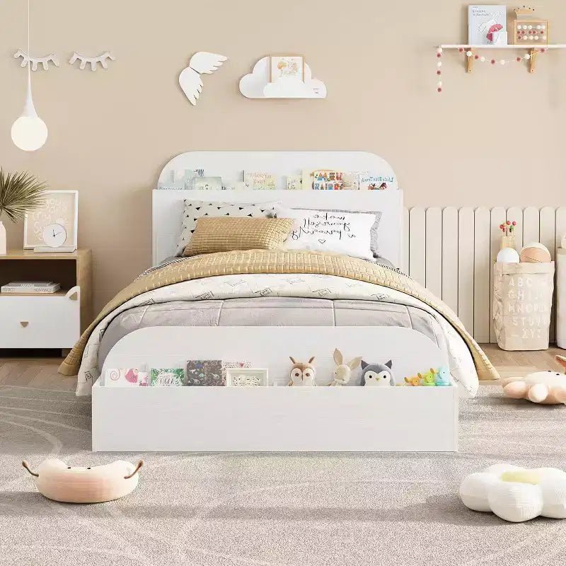 Lit de repos double avec lit gigogne, cadre de canapé-lit rembourré avec tiroirs de rangement, lit de canapé moderne pour salon ou chambre à coucher