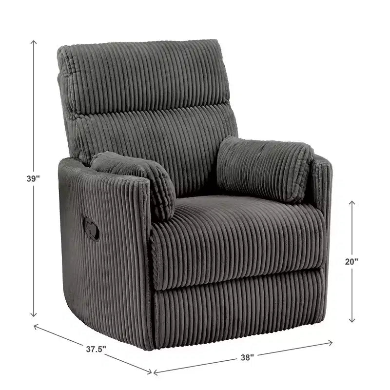 Fauteuil inclinable pivotant et coulissant manuel