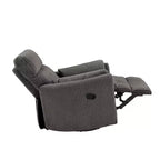 Fauteuil inclinable pivotant et coulissant manuel