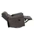 Fauteuil inclinable pivotant et coulissant manuel