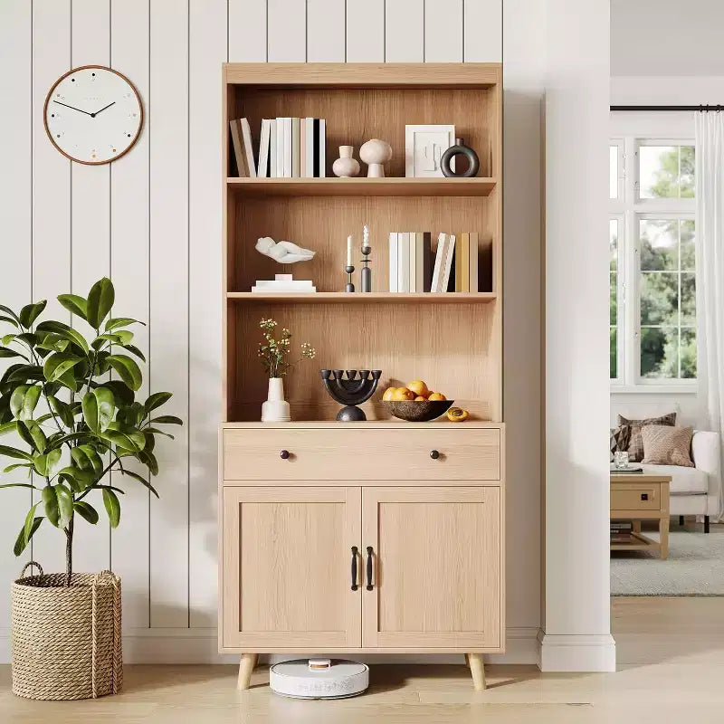 Bahut commode avec tiroirs, Table console multifonctionnelle pour salon, cuisine, salle à manger, bureau à domicile, Armoire haute
