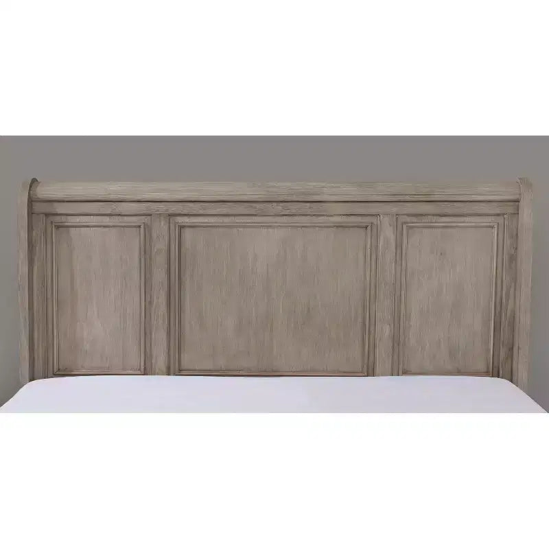 Ensemble 2 pièces lit Queen et commode gris