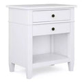 24" Sterling Solid Wood Nightstand White - WyndenHall