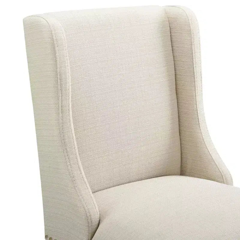 Lot de 2 tabourets de bar rembourrés hauteur comptoir