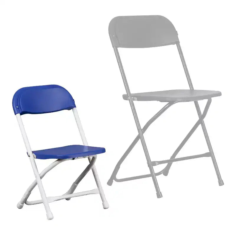 Chaise pliante en plastique pour enfants, lot de 10