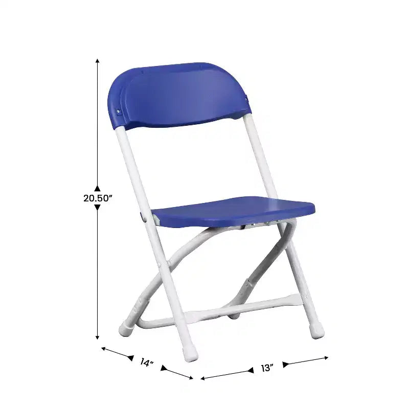 Chaise pliante en plastique pour enfants, lot de 10