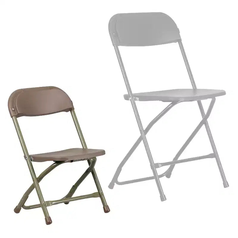 Chaise pliante en plastique pour enfants, lot de 10