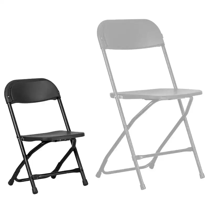 Chaise pliante en plastique pour enfants, lot de 10