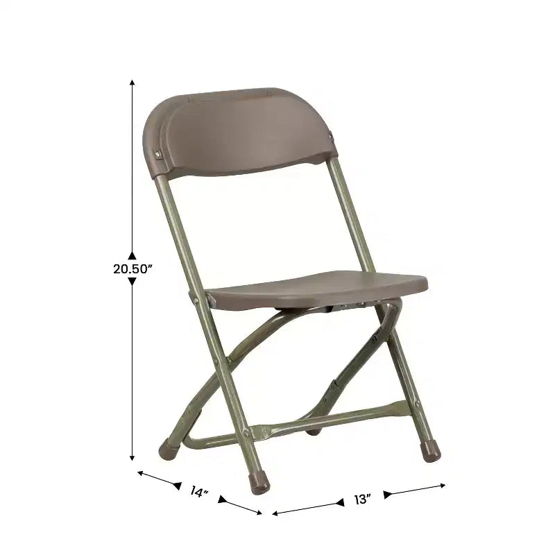 Chaise pliante en plastique pour enfants, lot de 10