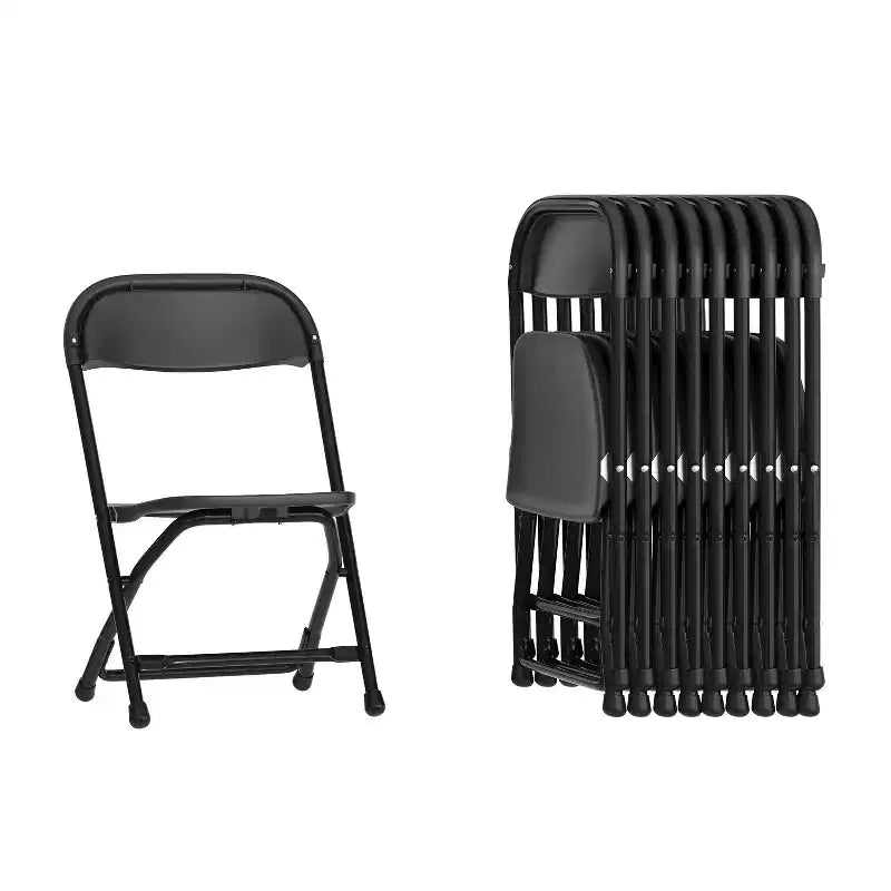 Chaise pliante en plastique pour enfants, lot de 10