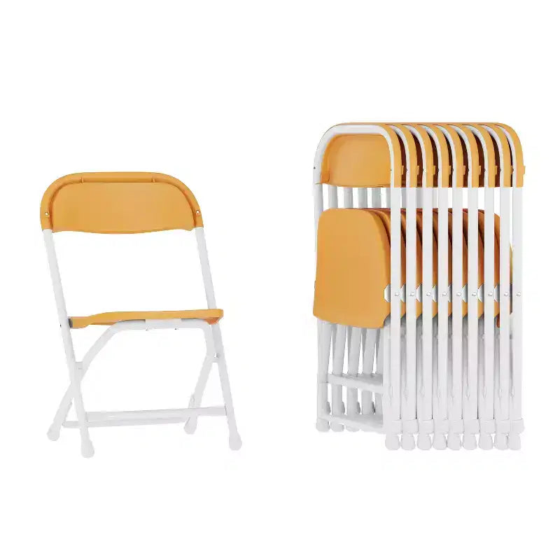 Chaise pliante en plastique pour enfants, lot de 10