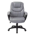 Fauteuil de direction en similicuir avec accoudoirs rembourrés