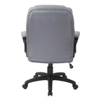 Fauteuil de direction en similicuir avec accoudoirs rembourrés