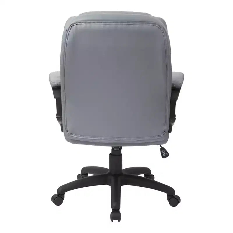 Fauteuil de direction en similicuir avec accoudoirs rembourrés