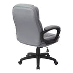 Fauteuil de direction en similicuir avec accoudoirs rembourrés